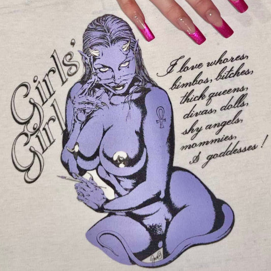 Girls' Girl baby rib cropped tee