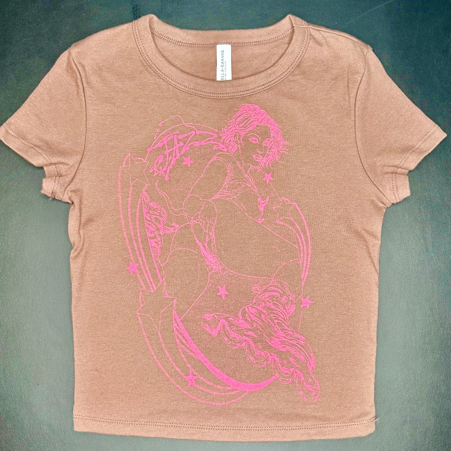Inline Skater Girl Babyrib Crop