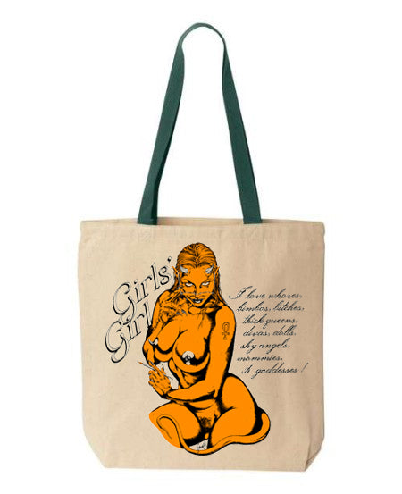 Girl's Girl Canvas Tote