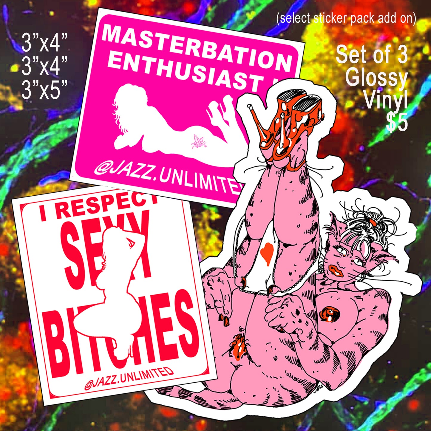 Sexy Bitch Sticker Pack